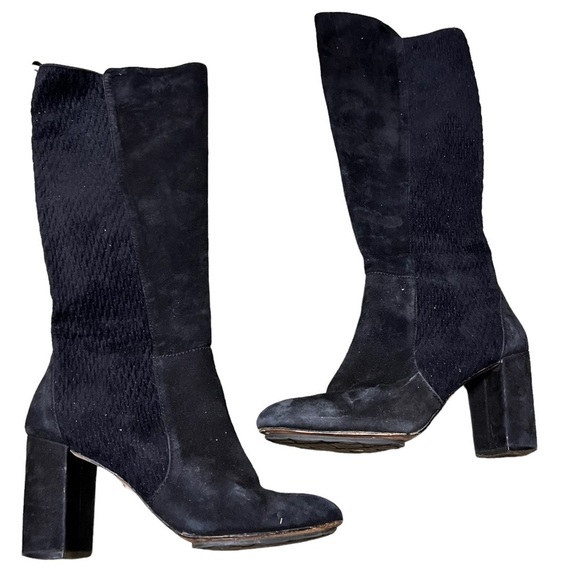 Vince Camuto Shoes - Vince Camuto Signature Black Suede Knee Boots size 7 37